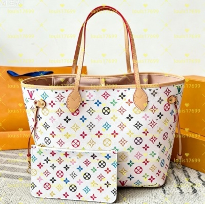 10A 2pcs Designer bags Luxurys Handbags Ladies Composite Bags Women Clutch Bag Shoulder Tote colorful printing Handbag shopping bag wallet