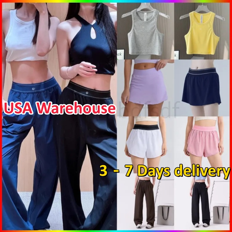 Designer Yoga Pants Gym Clothing Women Sports High-Waist Dance StudioTrousers Straight-Leg Suit Up Pant Jogger Sweatpants Wrinkle- resistant Work-image-1074010189