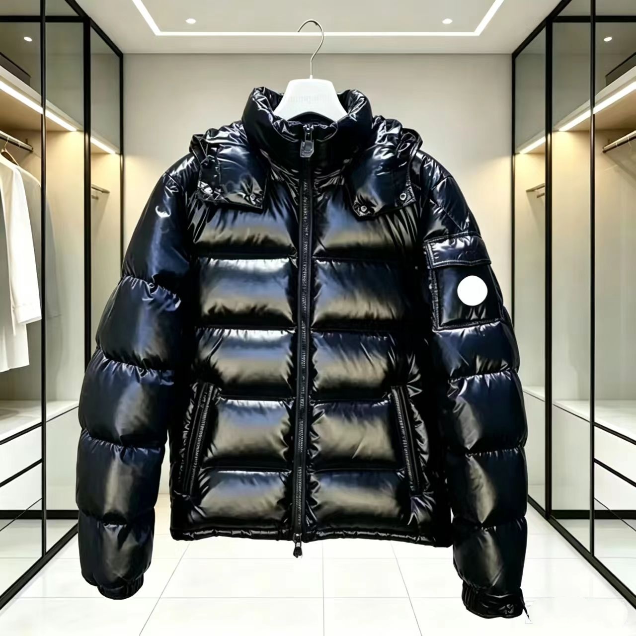 Designer jacket puffer jacket winter mens jacket Warm Windproof Down Jacket Shiny Matte Material size M-5XL Couple Fashion Designer Canadian Parkas