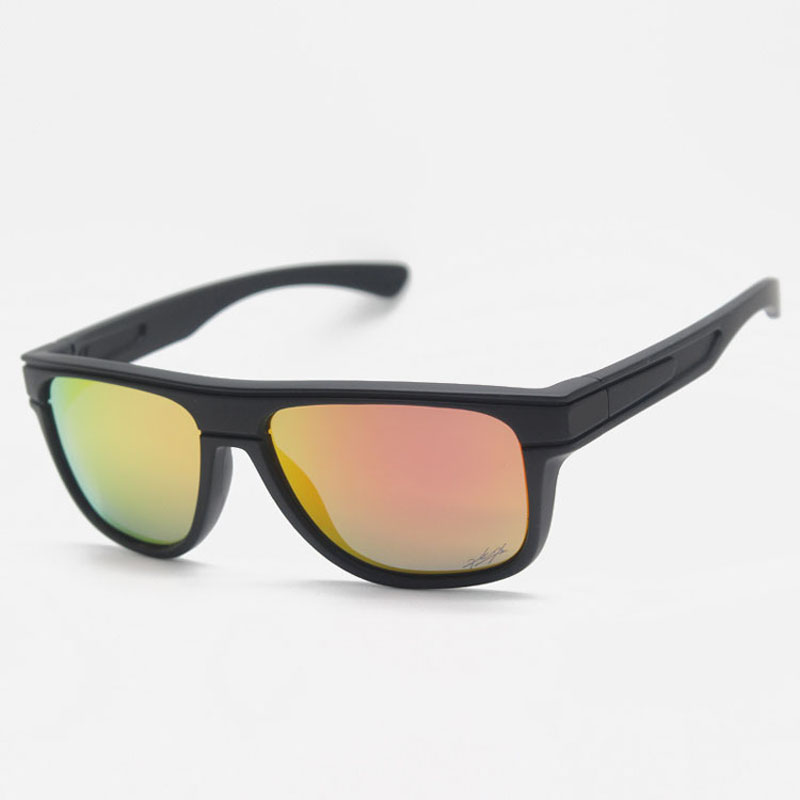 High Quality Fashion Sports Sunglasses Mens Designer Breadbox OO9199 Black Glasses Fire Lens With Box 56mm