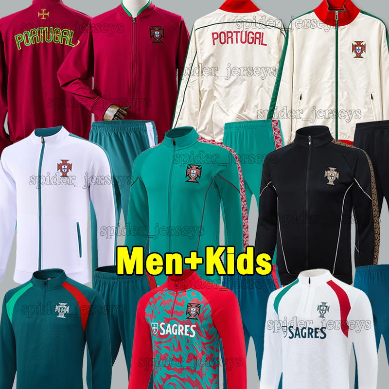 26 27 Portuguese national team Tracksuits 2026 2027 PortugalS Windbreaker Soccer Jerseys Long sleeve Portogallo trench coat Men Uniforms Soccer S