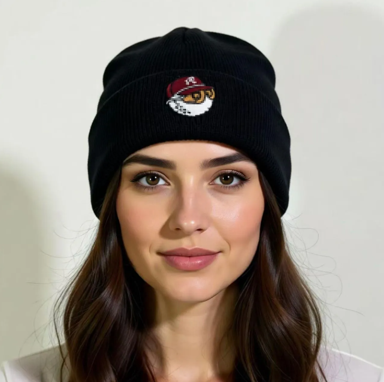Winter Maalbon Golf Outdoor Winter Hat - Warm and Insulating with Embroidery - Men's and Women's Matching Knitted Hat - Windproof
