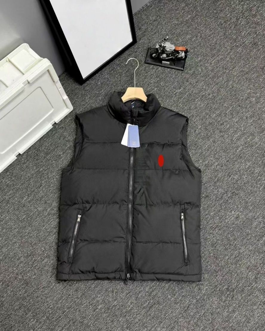 polo Vest Designer Mens Puffer Vest Body Warmer Gilet Jacket Stand Collar Zipper Vests Down Coats luxury Winter Keep Warm Puffer Jacket Casual Women