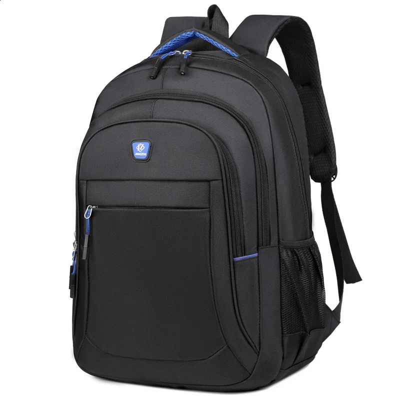 Backpack Men and Women Oxford Cloth Backpack Large Capacity Junior High School Student Backpack Mens Travel Backpack 260707BJ