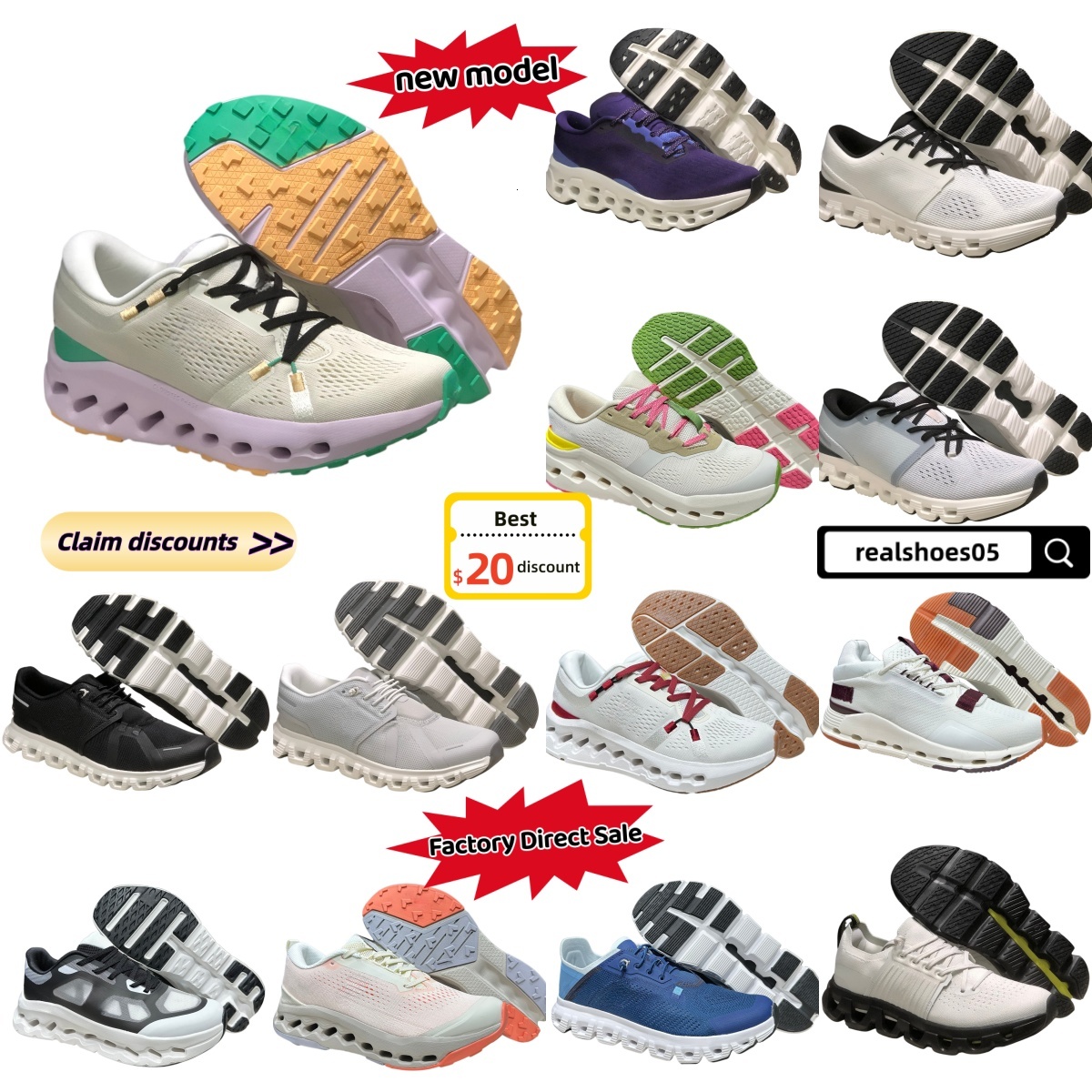Tilt Remix 2026 Nouvelles chaussures de course de créateur Real 5 6 Hommes Femmes Sports Casual Hommes Femmes Randonnée Lumos Triple Noir Rouge G