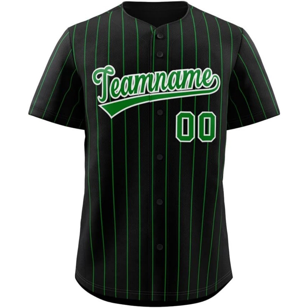 Aangepast honkbalshirt geborduurd gepersonaliseerd naamnummer teamnaam knop voorkant honkbalshirt voor heren dames gestreept alle maten 6XL