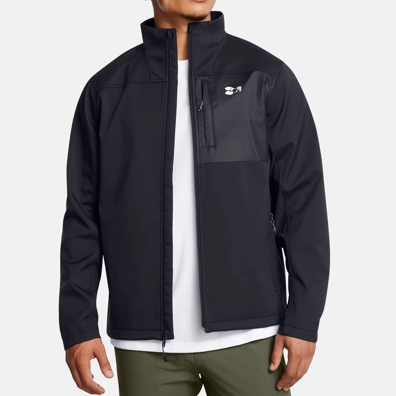 mens ski jacket track running windbreaker zip up waterproof warm ARC jackets designer 2 layer gym storm jacket autumn hooded training coat under wea