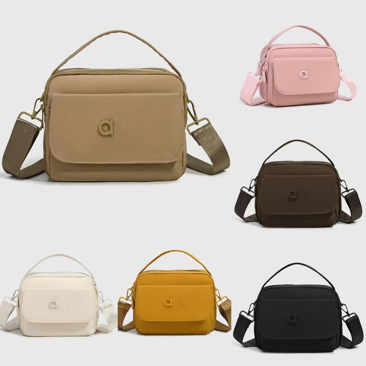 A2477 Sac de Yoga pour femmes, sac de rangement de Yoga de haute qualité, sac à bandoulière neutre, sac messager Design multi-poches