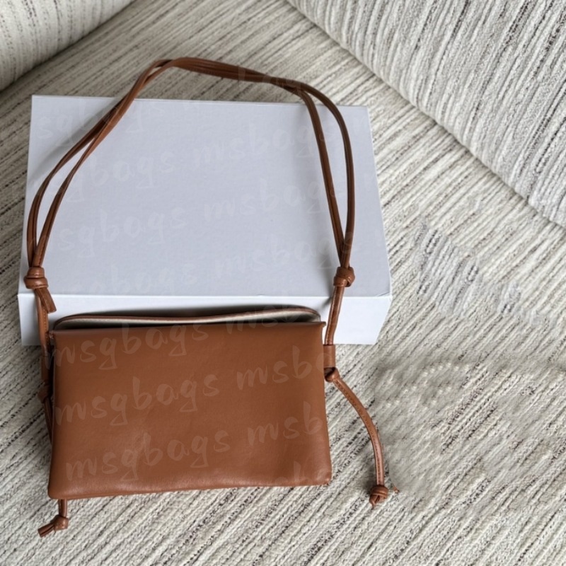 Fashion plain cross dressing bag new sheepskin small square bag drawstring design underarm backpack commuting shopping and dinner bags