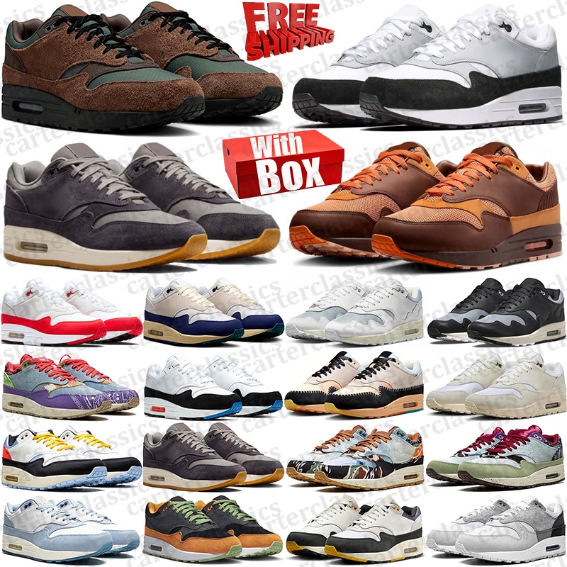 Free Shipping With Box 1 1s patta waves 87 Designer sneakers Running Shoes trainers for mens womens d h gate chaussure schuhe scarpe schoenen traine