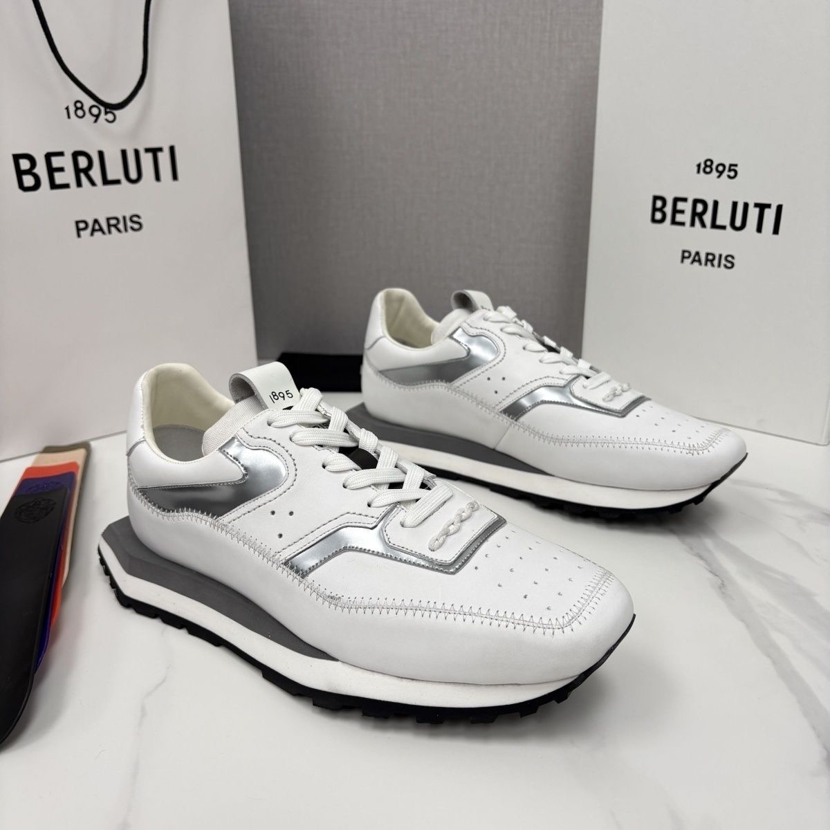 Berlut new versatile men's casual calfskin comfortable leather shoes, men's sneakers, business men's shoes 38-47