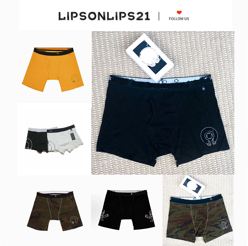 Designer Men's Underpants Breathable Shorts Letter Print Cotton Smooth Material Cotton Loose-Fit Men's Underwear Gift Box Set
