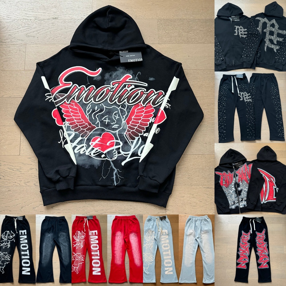 MIXED EMOTION designer hoodie men womens zip up hoodie high quality wash tracksuit brand sweatshirt outdoor joggers fashion tech fleece luxury pu-image-970717231
