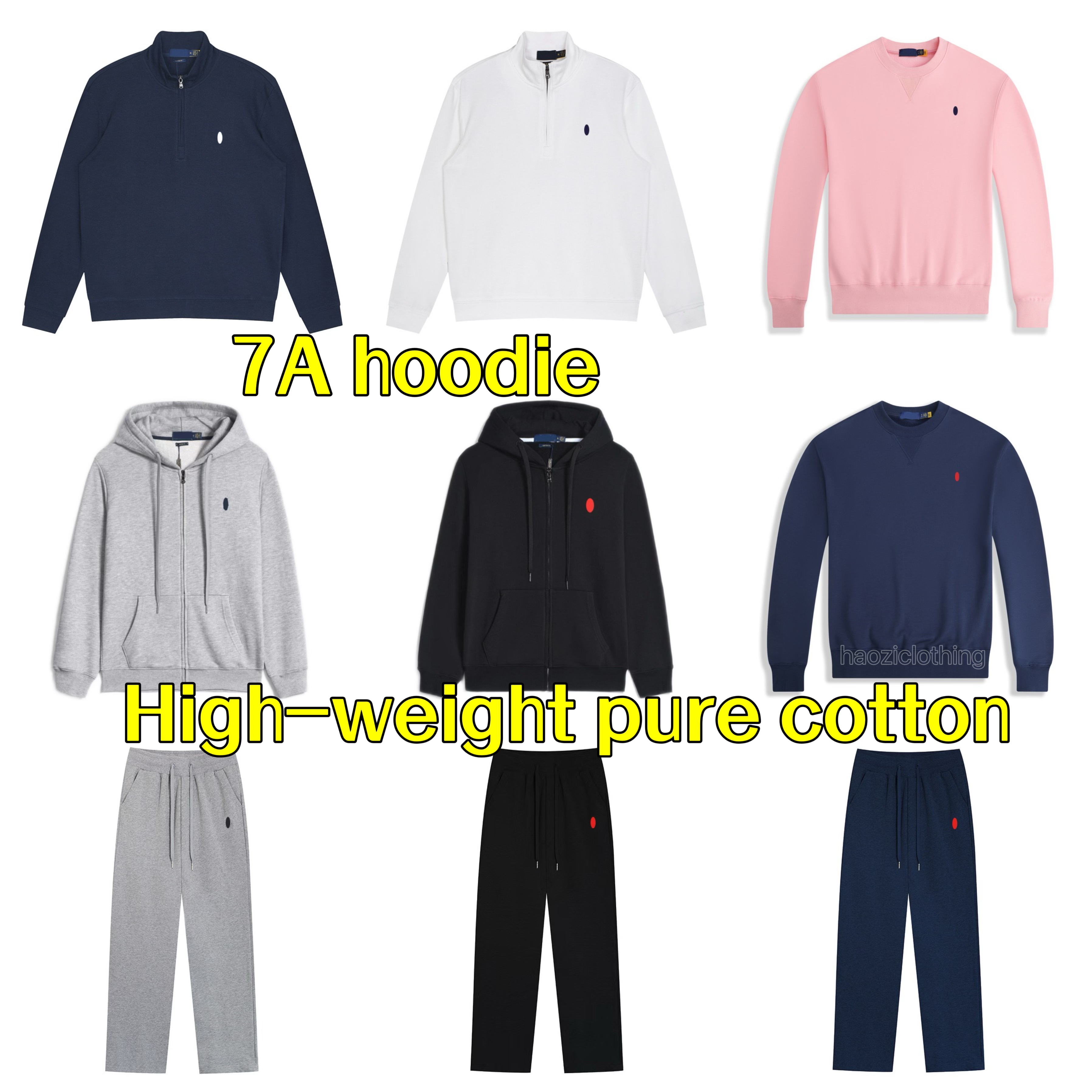 hoodie designer hoodies men zip up hoodie crew neck sweatshirt quarter zip men designer jacket embroidery sweater mens hoody tracksuit clothes sw