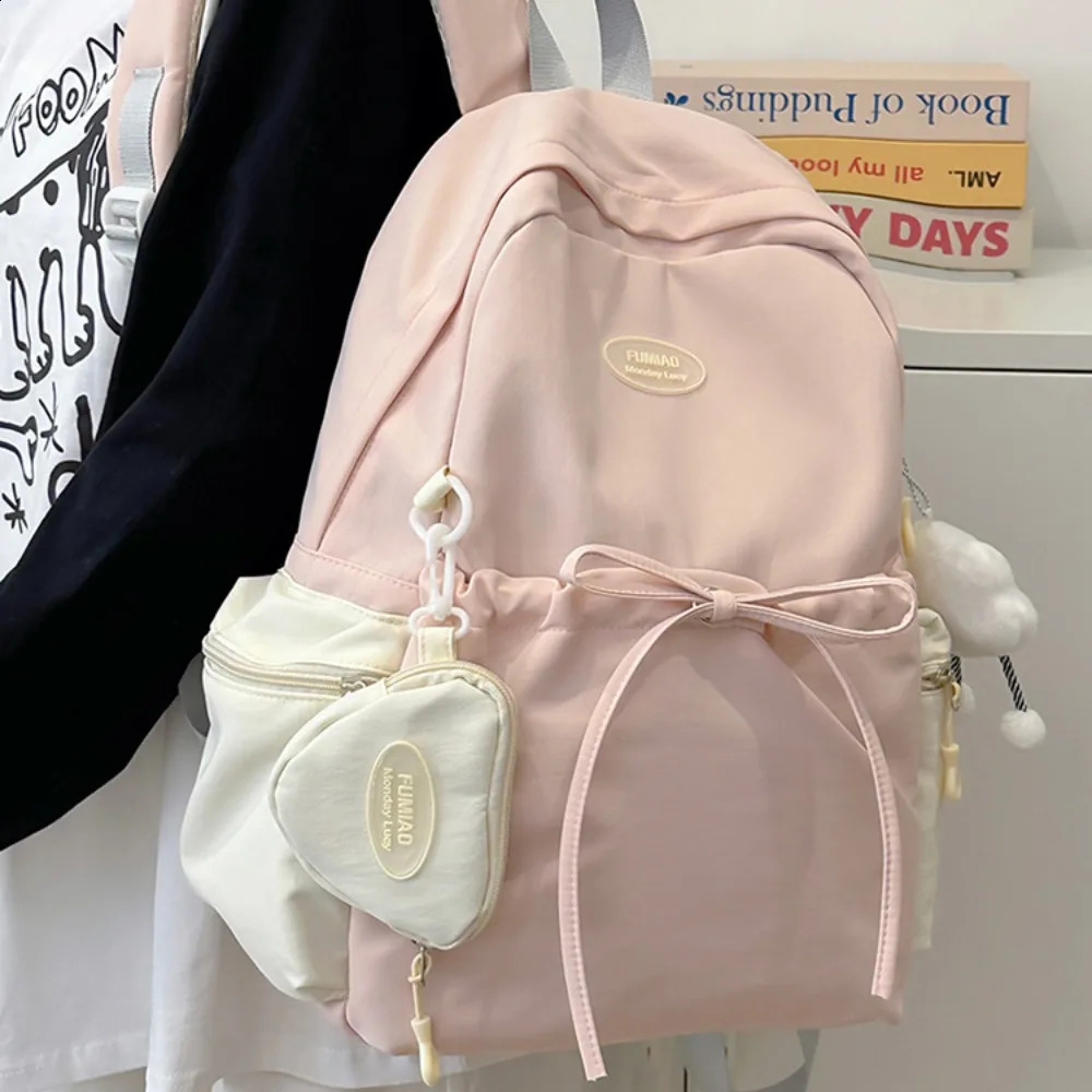 Waterproof Childrens School Backpack Large Capacity Nylon Students Schoolbag Lightweight Tote School Bag Boys Girls 260707BJ