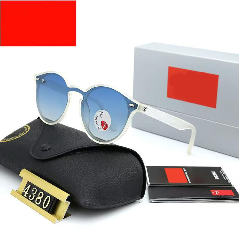 Lunettes de soleil de créateur pour hommes, monture à la mode, rétro rondes, monture complète, polarisées, pare-soleil de voyage en plein air