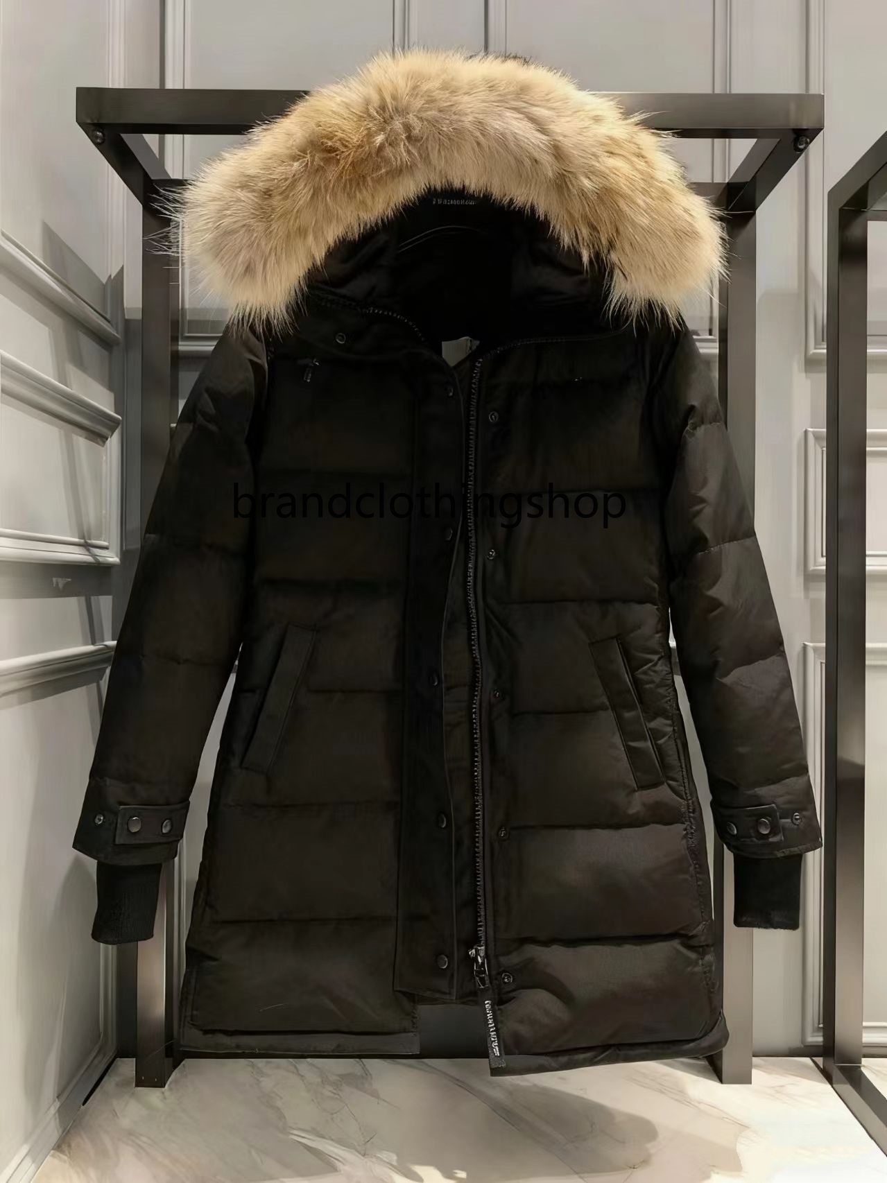Designer Women canadian Down Parka Winter Coat Windproof Waterproof Thick Warm Shelburne Fur Hooded Puffer Jacket Ladies Outdoor Thermal Doudoune Fe