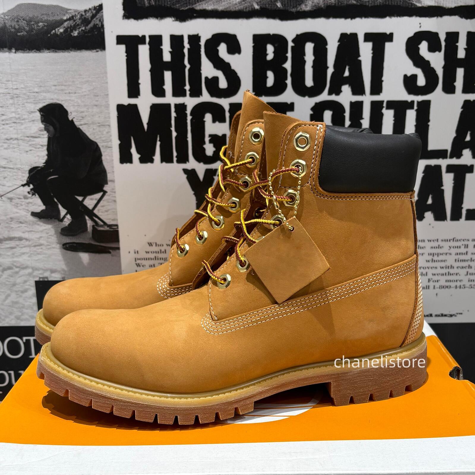 TOP boot Designer luxury Boots Shoes Men Boots Waterproof Ankle Classic Martin Shoe Cowboy Yellow Red Blue Black Pink Hiking Motorcycle Boots size 3