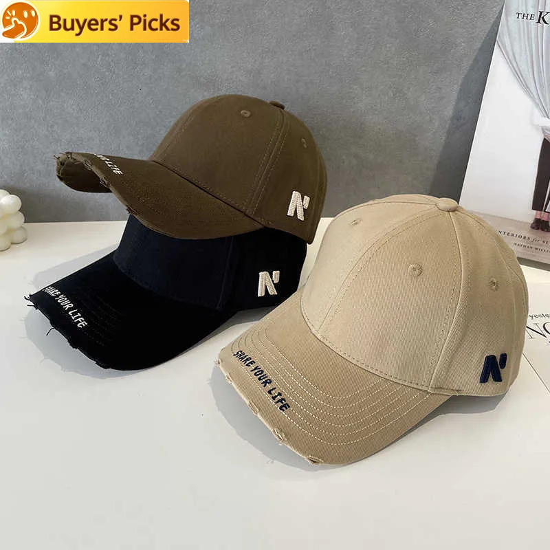 2026 Nouveau créateur de luxe marque côté lettre personnalisé hommes et femmes chapeaux de Baseball automne mode Cool petit trou Hardtop canard l