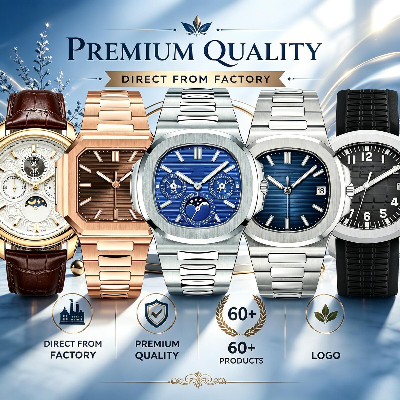 2027 60+ 5711 Montre de sport premium Montre d'affaires Montre Nautilius pour homme Montre femme Montres à quartz / Montres chronographes automat