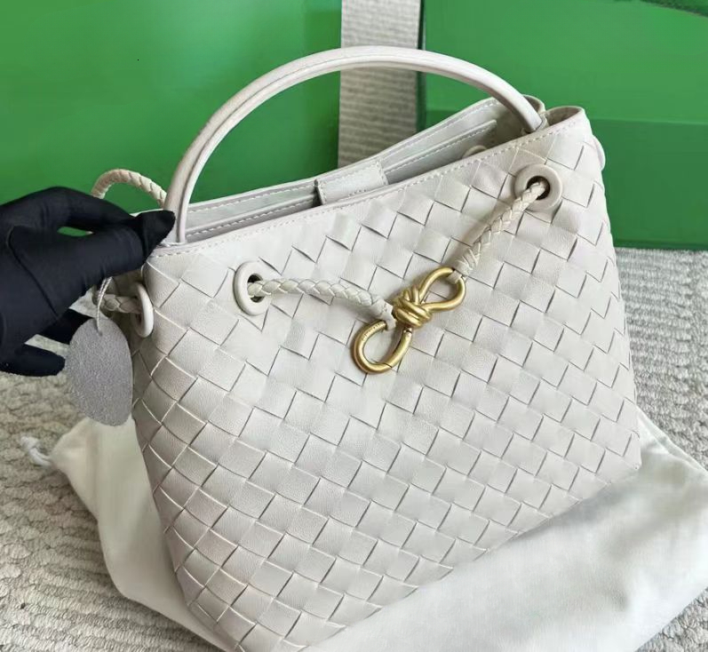 BV Tote Bag European and American Fashion Matte Women's Handmade Braided Soft Leather Bucket Bag Handheld Single Shoulder Cross Body bag 177 14