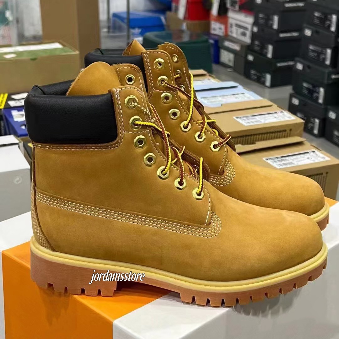 TOP boot Designer luxury Boots Shoes Men Boots Waterproof Ankle Classic Martin Shoe Cowboy Yellow Red Blue Black Pink Hiking Motorcycle Boots size 3