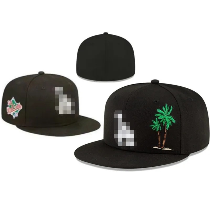 Wholesale LA letter Baseball caps for men women fashion sports hiphop bone Full Closed Fitted Hats High quality