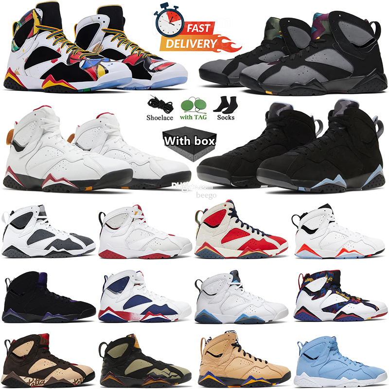 Basketball Shoes Mens 7s Miro 7 white Infrared Flint Cardinal Citrus Afrobeats Pantone Bordeaux Patta Hare Sneakers Sports Trainers 40-47-image-935899640