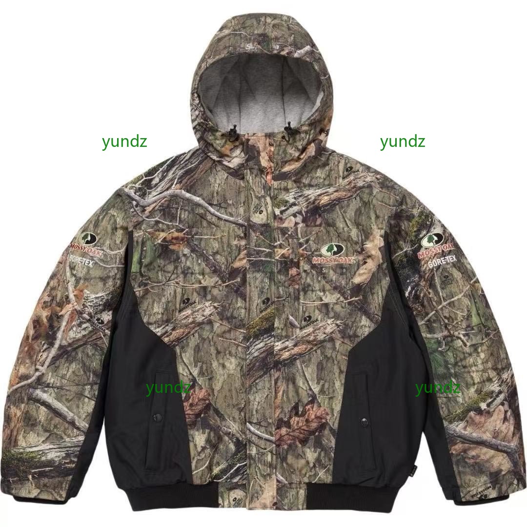 SS26 WEEK1 GT Mossy Oak Jacket Full Zip Up Jackets Men Women waterproof breathable hoodie Sweatshirts For Male hoodies Womens cotton Embroidery Clot