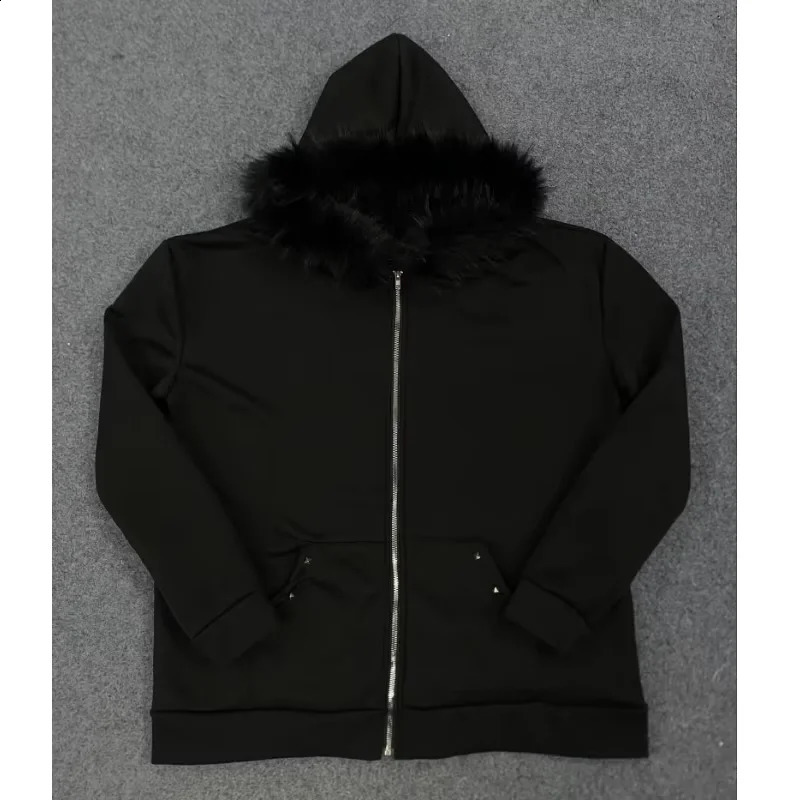 Y2K Style Hoodie Fluffy Sherpa Fleece Pullover Long Sleeve Zip Up Retro Streetwear Vintage 2000s Sweatshirt for Women Men Unisex 260707BJ