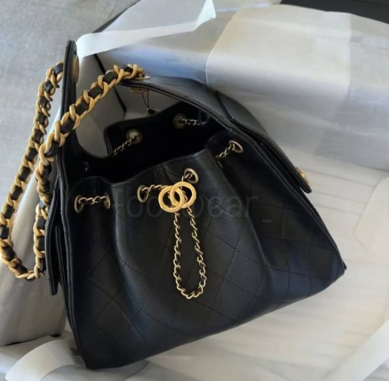 15A Designer CC 25 bag Designer bag shoulder bag Black diamond grid shoulder bag Chain crossbody bag Top designer Leather fashion tote bag Shopping