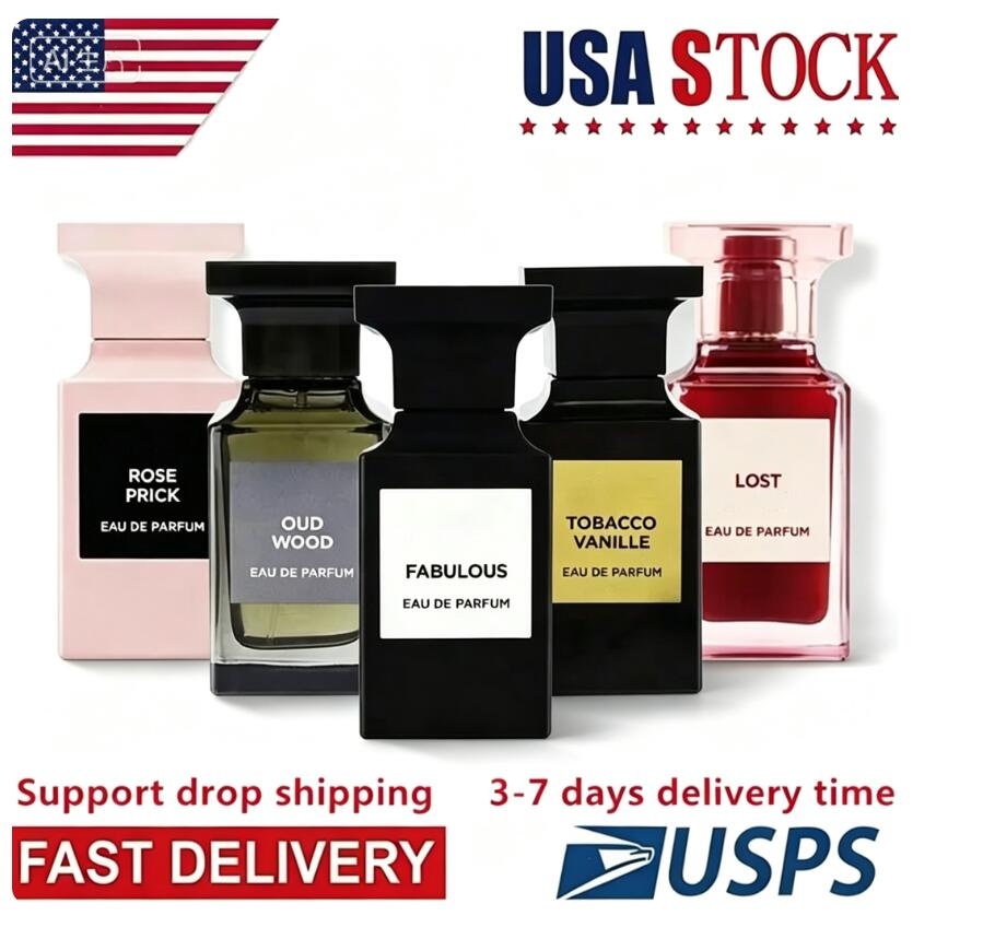 Fast Delivery US Stock Perfume 100ml Oud Wood Fabulous Tobacco Vanille 3.3 fl.oz Women Men Long Lasting Smell Body Mist-image-838585982