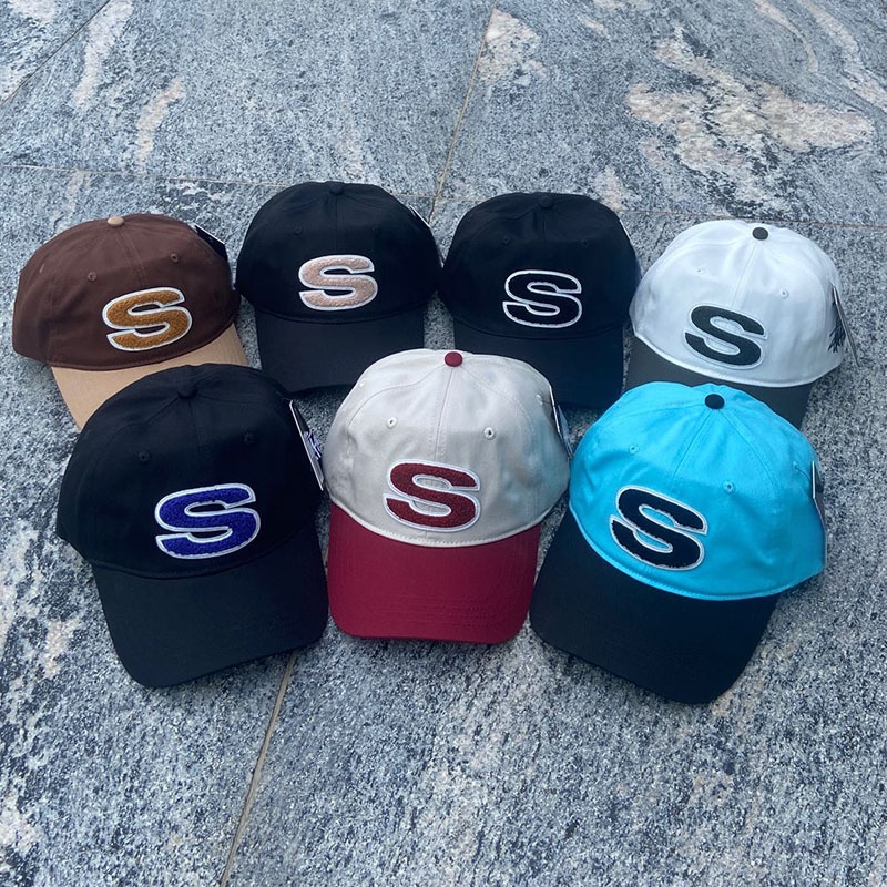 Designer Ball Caps Flocked Letter Soft Top Baseball Cap Unisex Casual Plain Embroidered Hat Adjustable Hat Trendy Streetwear Caps Wholesale