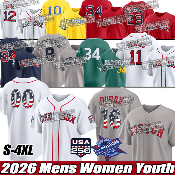 #11 Rafael Devers Jersey Triston Casas Bostons Red Sox Jerseys David Ortiz city connect Baseball Jerseys Alex Bregman Masataka Yoshida jersey S-4-image-926628811