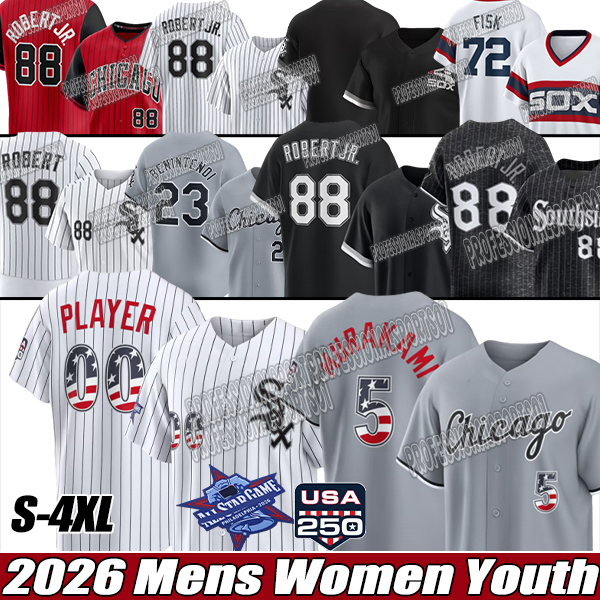 Chicagos white sox jersey usa 250 #88 Luis Robert Jr. #23 Andrew Benintendi Lenyn Sosa Michael A. Taylor #30 Julks city connect Jersey custom Bas-image-933483222