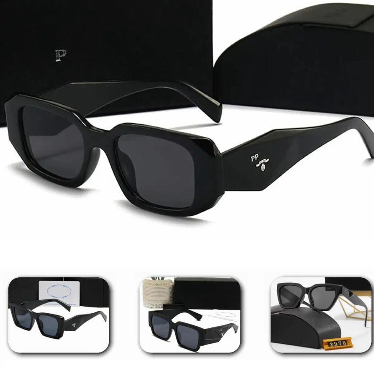 high quality Fashion Designer Sunglasses of Women Classic Eyeglasses Goggle Outdoor Beach Sun Glasses for Man Woman Color Optional Triangular Signat
