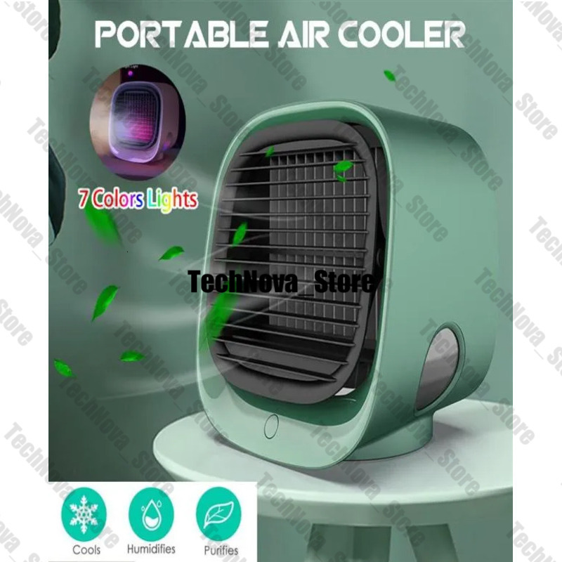 2020New Portable Conditioner Multifunction Humidifier Purifier USB Desktop Air Cooler Fan With Water Tank Home HTZ00 Handheld Humid
