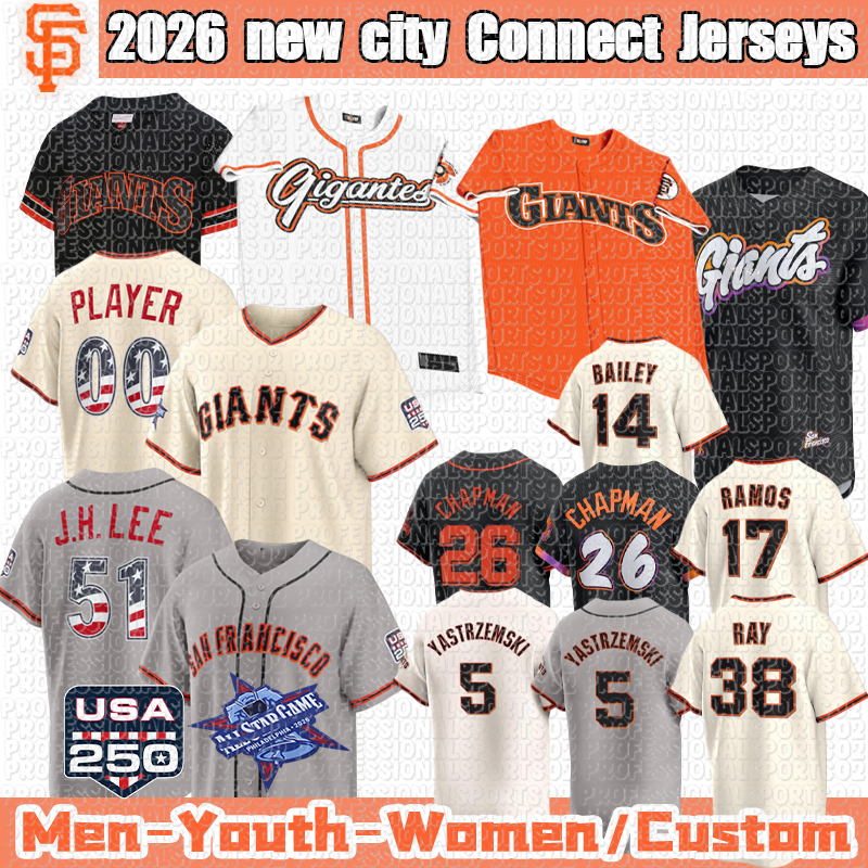 sf Giant Jersey Logan Webb Matt Chapman Jung Hoo Lee Mike Yastrzemski Willy Adames 2026 city connect Baseball Jerseys San Francisco Giant Jersey-image-929494436