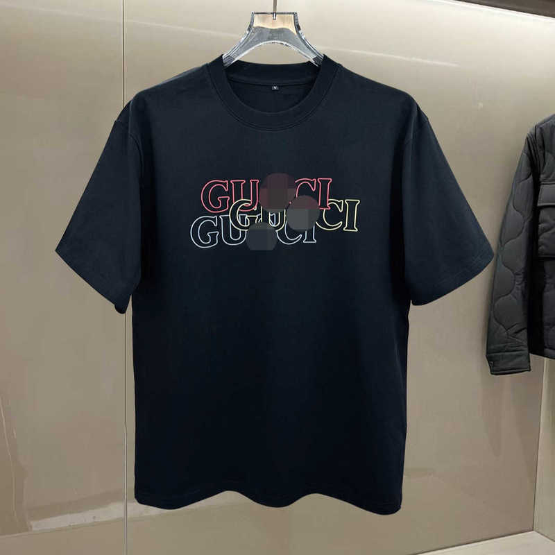 Men's T-Shirts Designer High-end Large size pure cotton GG printed short-sleeve t-shirt for men summer new model unisex top Size-S-9XL Z5HM
