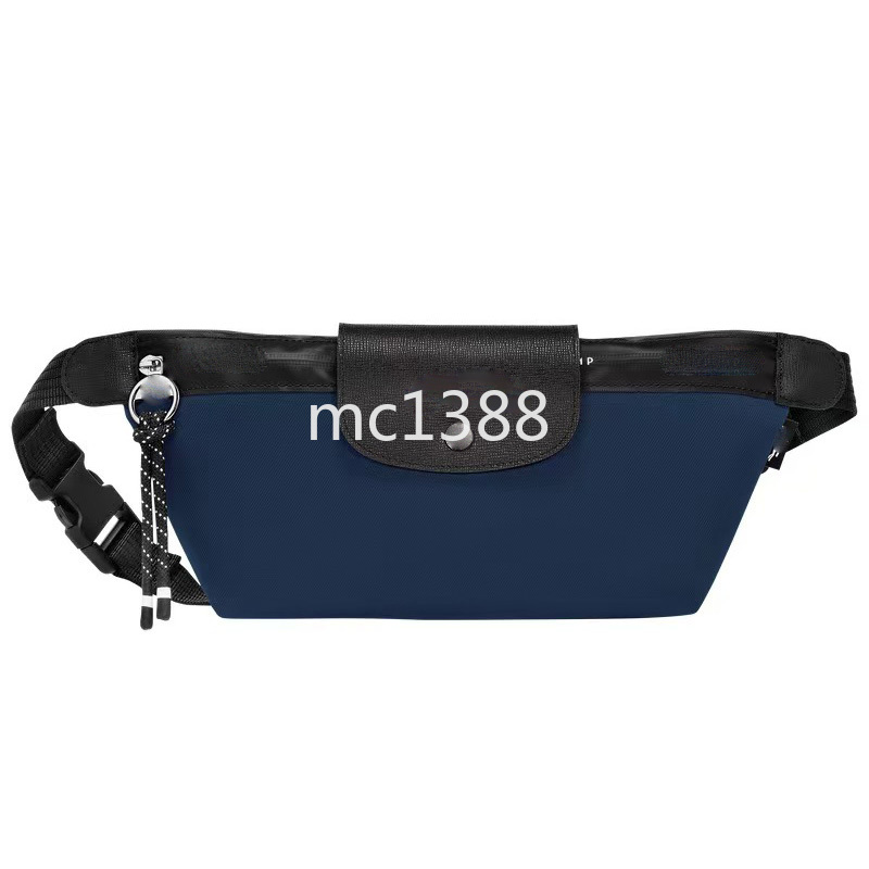 Waist Bag for Women and Men Outdoor Sports Casual Fashion Single Shoulder Bag,Waterproof Dumpling Nylon Bag,Commuter Crossbody Bag YB1-2