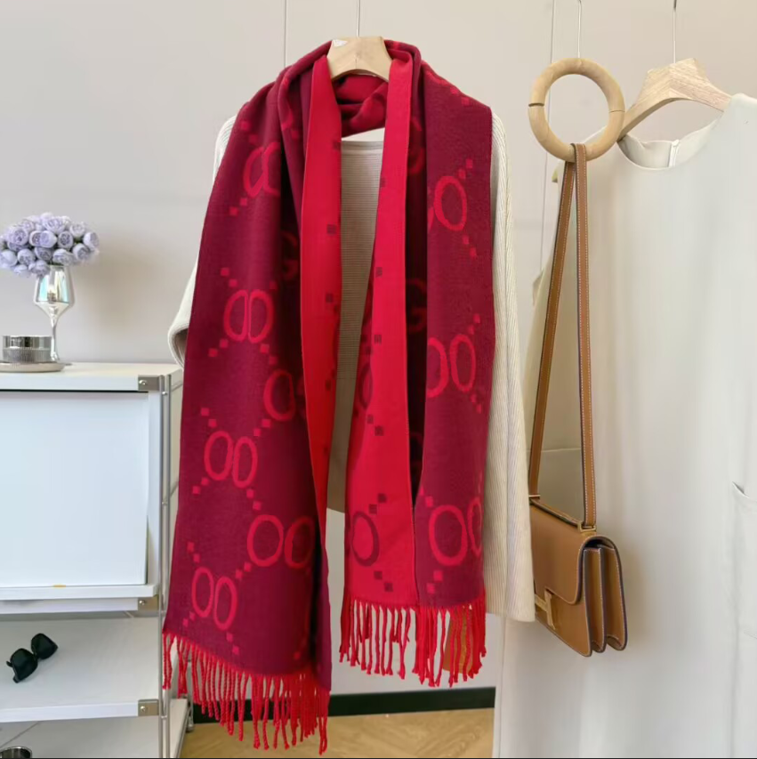 Designer Scarf 100% Cashmere Scarves For Winter Warm Womens and mens Long Wraps Classic Plaid Women Man silk scarf designers