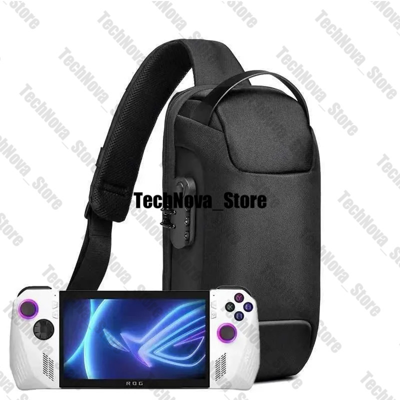 Zaino per console portatile Asus X Borsa a tracolla con custodia protettiva antiurto per accessori HTZ00 ROG ALLYxj241030