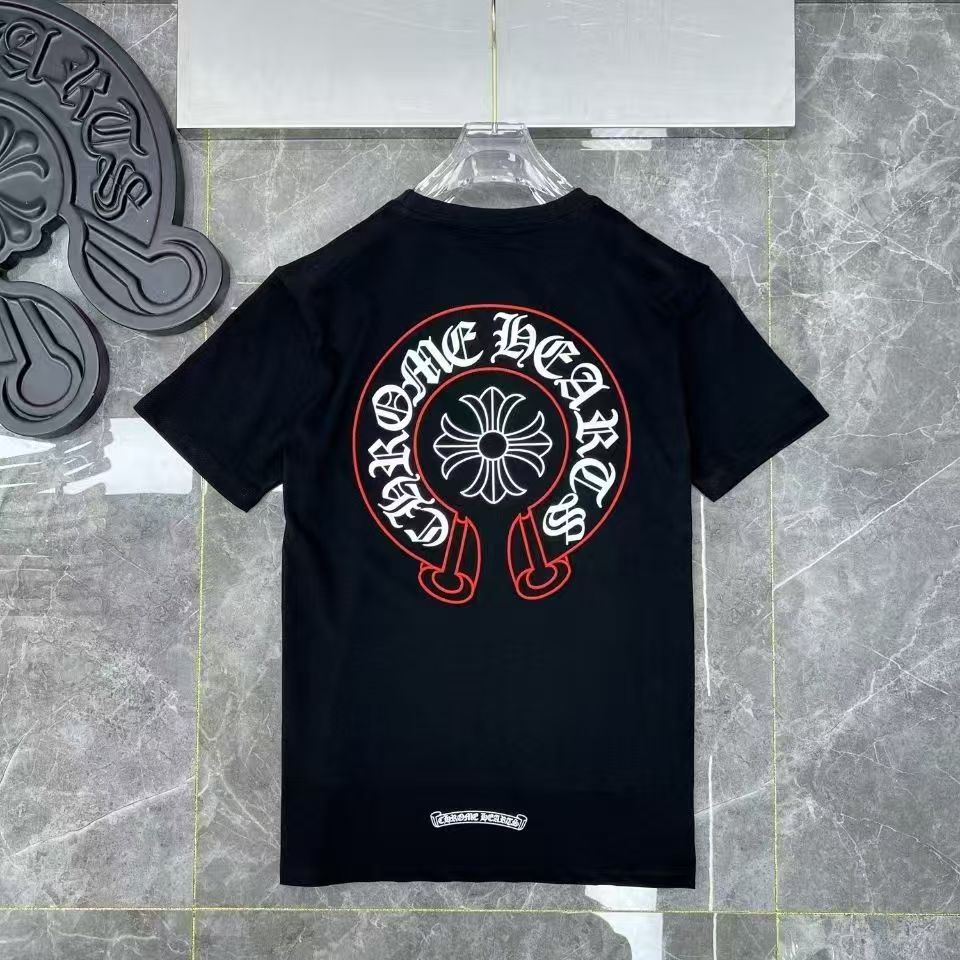 Designer de haute qualité pour hommes et femmes couche de lettre imprimée à manches courtes lâche T-shirt décontracté 100% pur coton hommes et fe