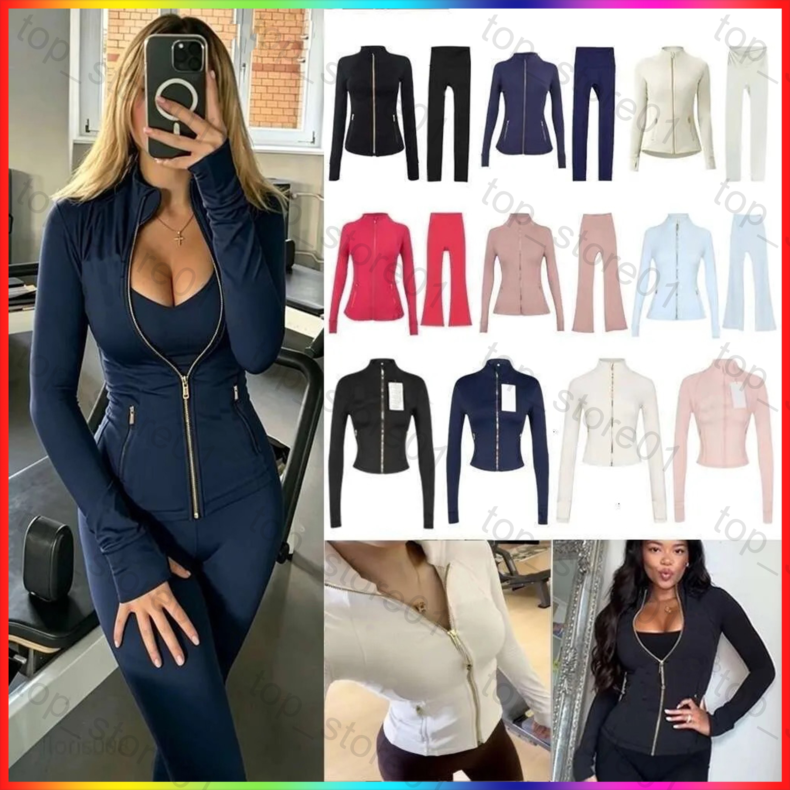 2026 Ensembles de yoga pour femmes, vestes, shorts, leggings, veste de yoga, ensemble d'entraînement, ensembles de fitness, vestes de sport taill