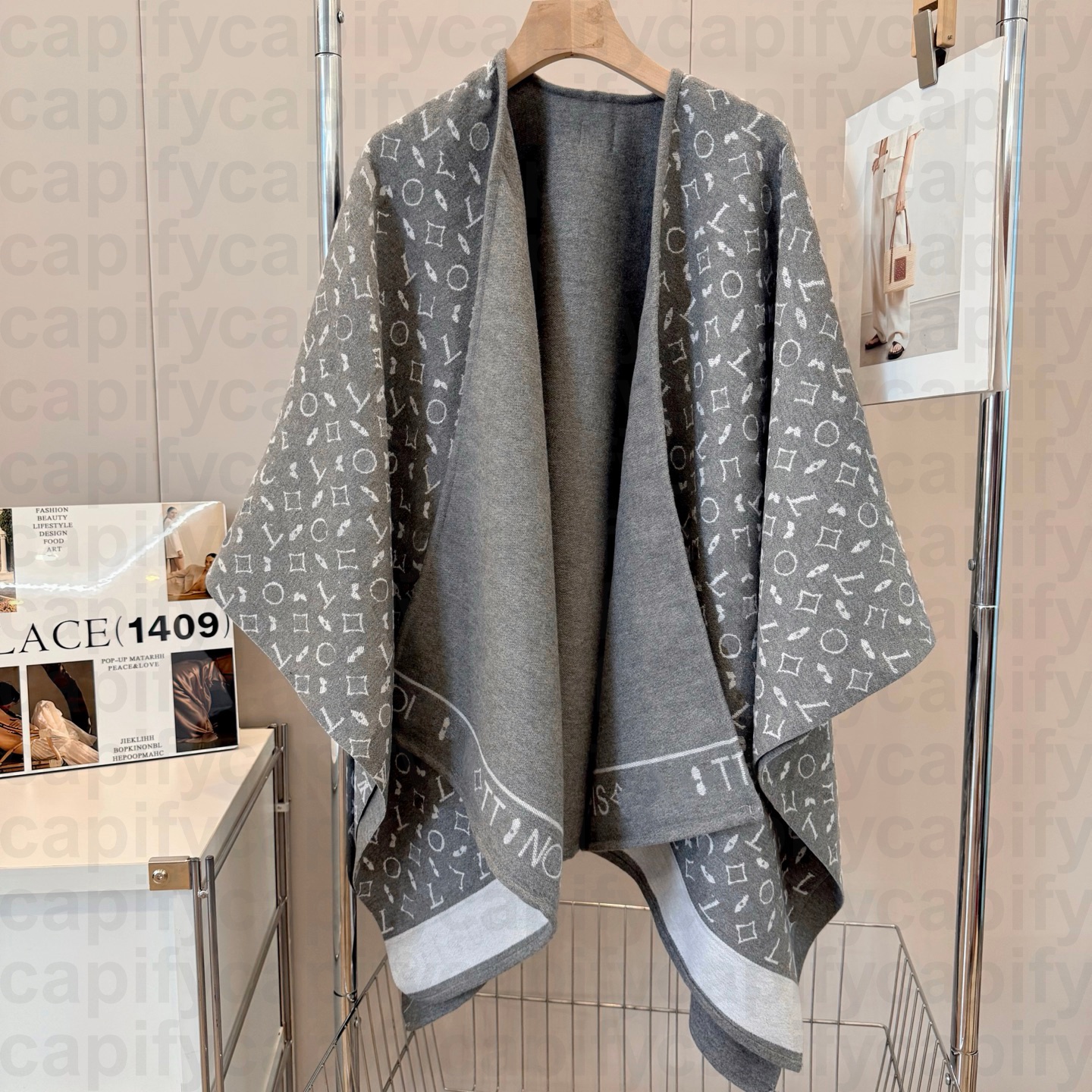 Scarves Scarfs Designer Women Luxury Scarf Autumn/Winter Shawl Poncho Double Side Wear Thickened Warmth And Cold Proof Fashion