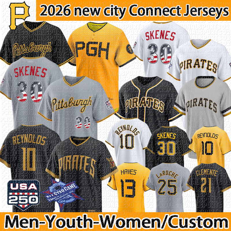 2026 Pittsburghcity Baseball Jerseys Pirates jersey #10 Bryan Reynolds #15 Oneil Cruz #13 Ke'Bryan Hayes Paul Skenes Mitch Keller Andrew McC-image-940551798