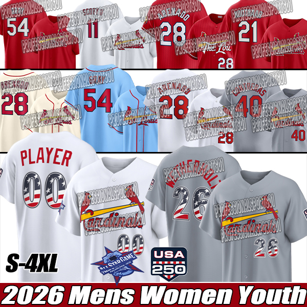 St. Louis Cardinal Jersey usa 250#28 Nolan Arenado #40 Willson Contreras Lars Nootbaar Nolan Gorman Jordan Walker 2026 city connect Baseball Jers-image-933507846