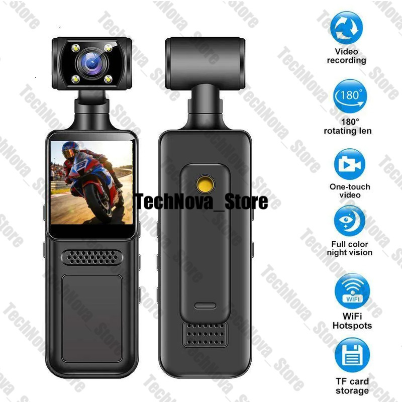 Ultra HD Sports 4K Wifi Action Digital Portable Video Recorder Camera DV Night Vision Police Bodycam HTZ00 Small Camcorder 26H0409