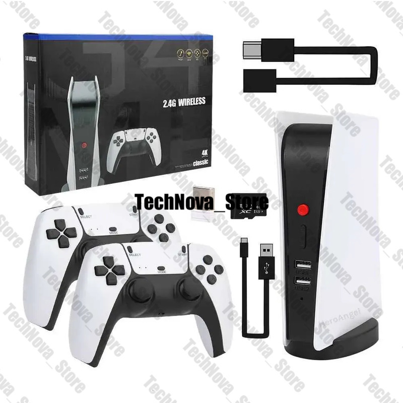 NEW M5 Ps5 Game Console Video Gamebox 20000 Retro Arcade Games Built In Speaker 2 HTZ00 4G Wireless Controller FOR Ps1/Cps/Fc/Gba Z241029