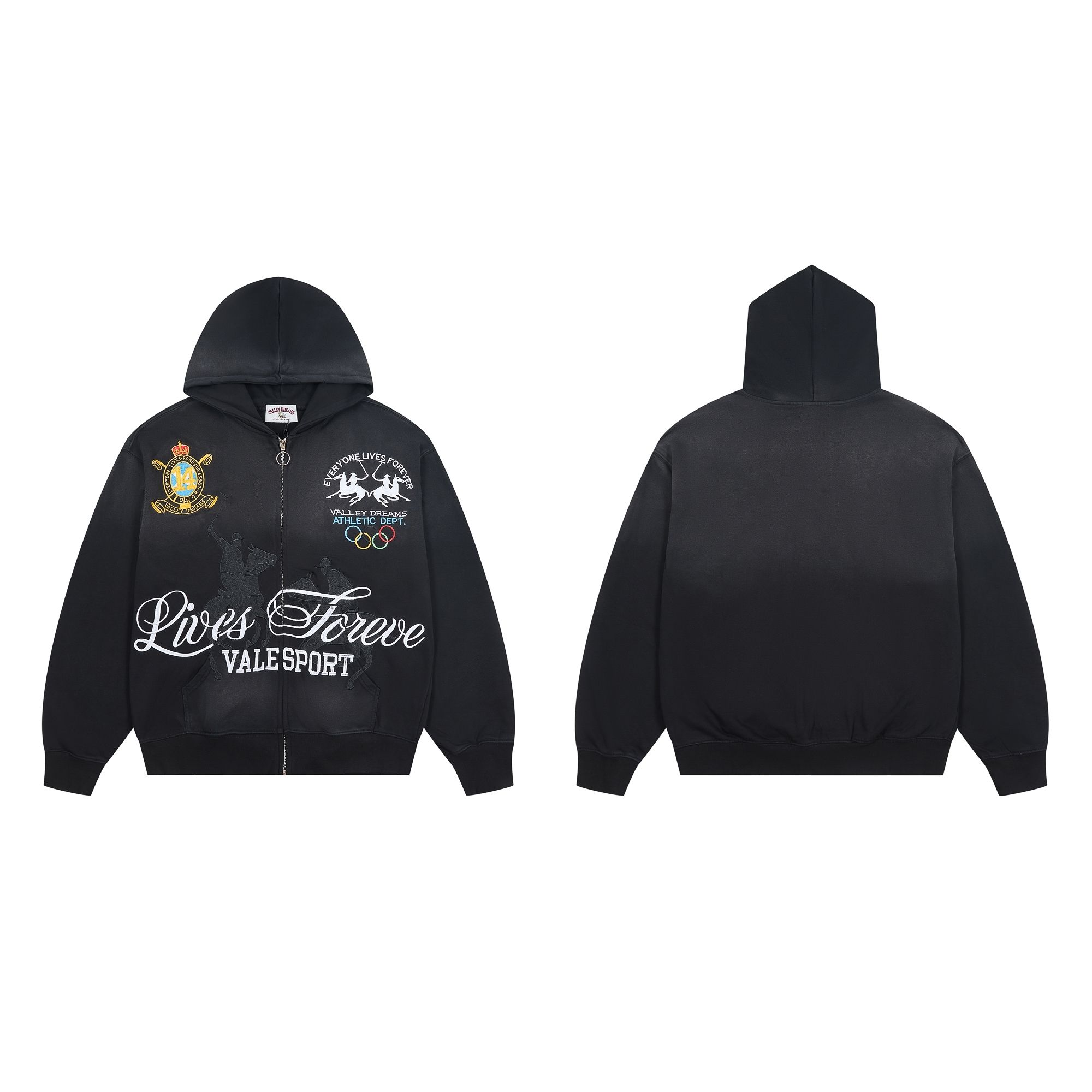 Valleymen Hoodie Designer Hoodie For Men Zip Up Hoodie Pullover Hooded Letter Printed Long Sleeve Casual Sweat Sweater Jumper Vallshirt Hoodie 005